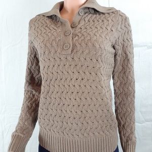 Liz Claiborne New Taupe Sweater size S